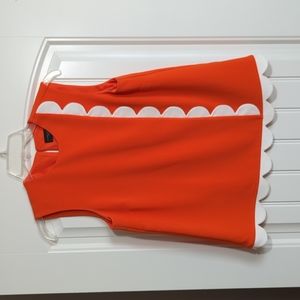 Victoria Beckham for Target scallop trim tank. small.